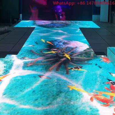 P2.5 P2.9 P3.91 Interactive Indoor LED Dance Floor Screen Led Video Dance Floor For Club Party Fashion Show Dance Floor ScreenIn