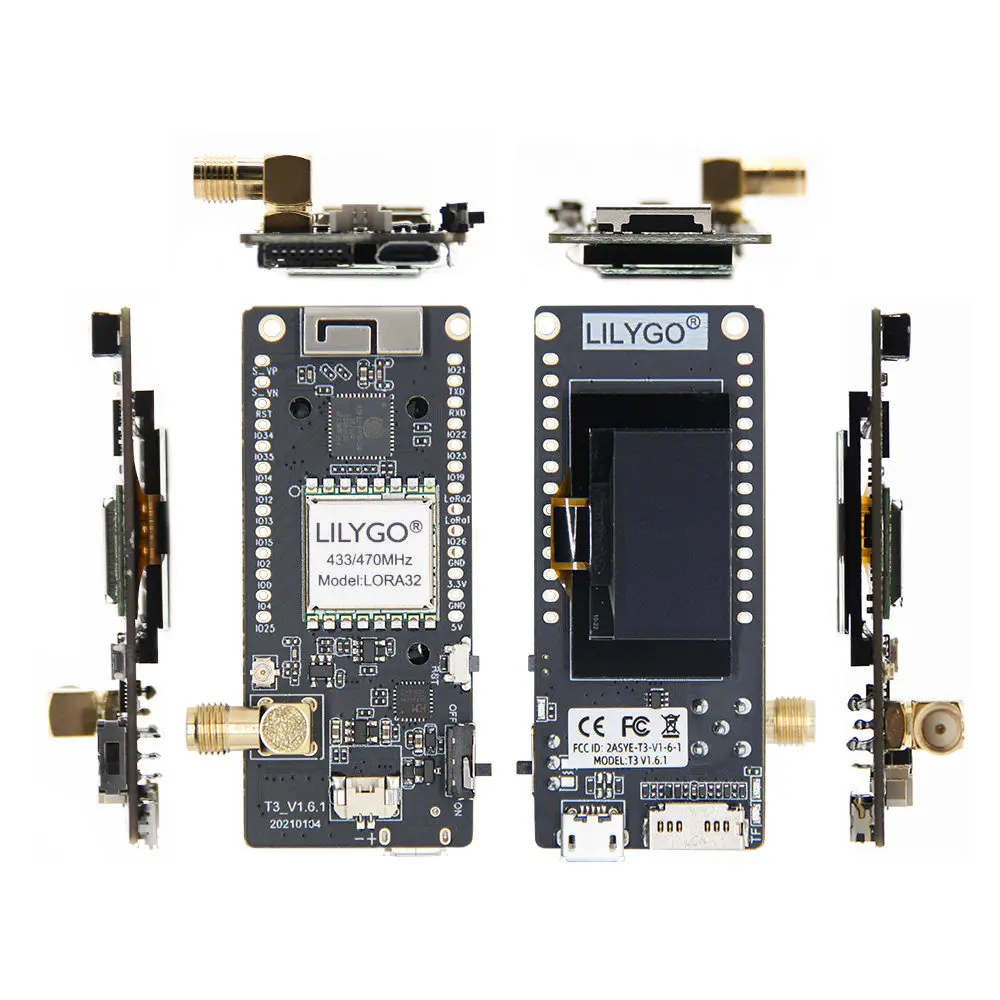 TTGO LoRa32 V2.1 ESP32 OLED 0.96-inch Bluetooth WIFI wireless module SMA