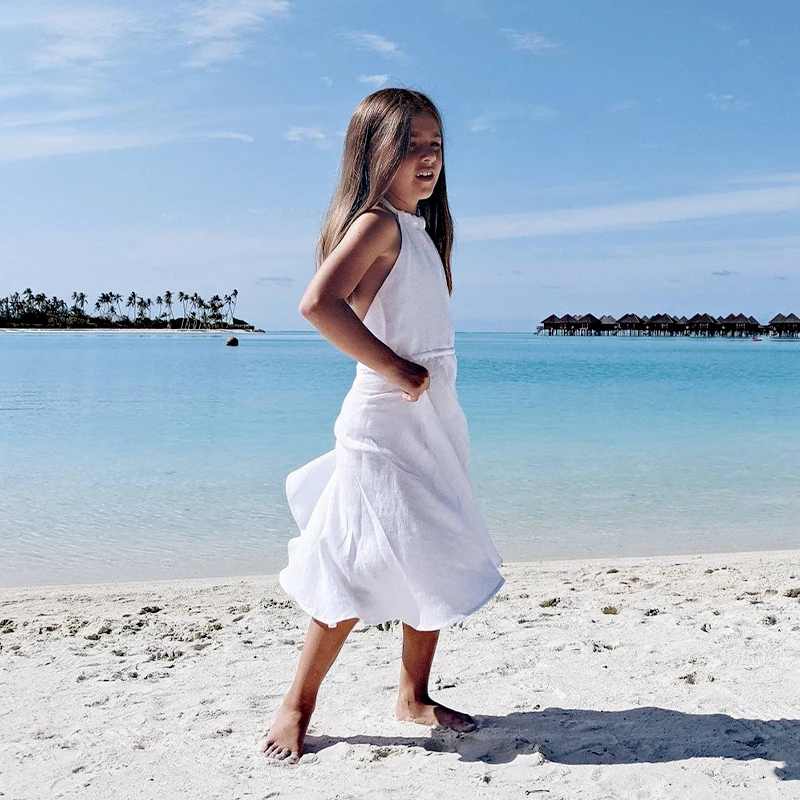 Girls Sleeveless Linen Backless Dress 2022 Summer New Casual Cotton And Linen Sundress For Teen Girl Holiday Beach Dresses TZ043 - AliExpress 1501 Girls Sleeveless Linen Backless Dress 2022 Summer New Casual Cotton And Linen Sundress For Teen Girl Holiday Beach Dresses TZ043 - AliExpress 1501