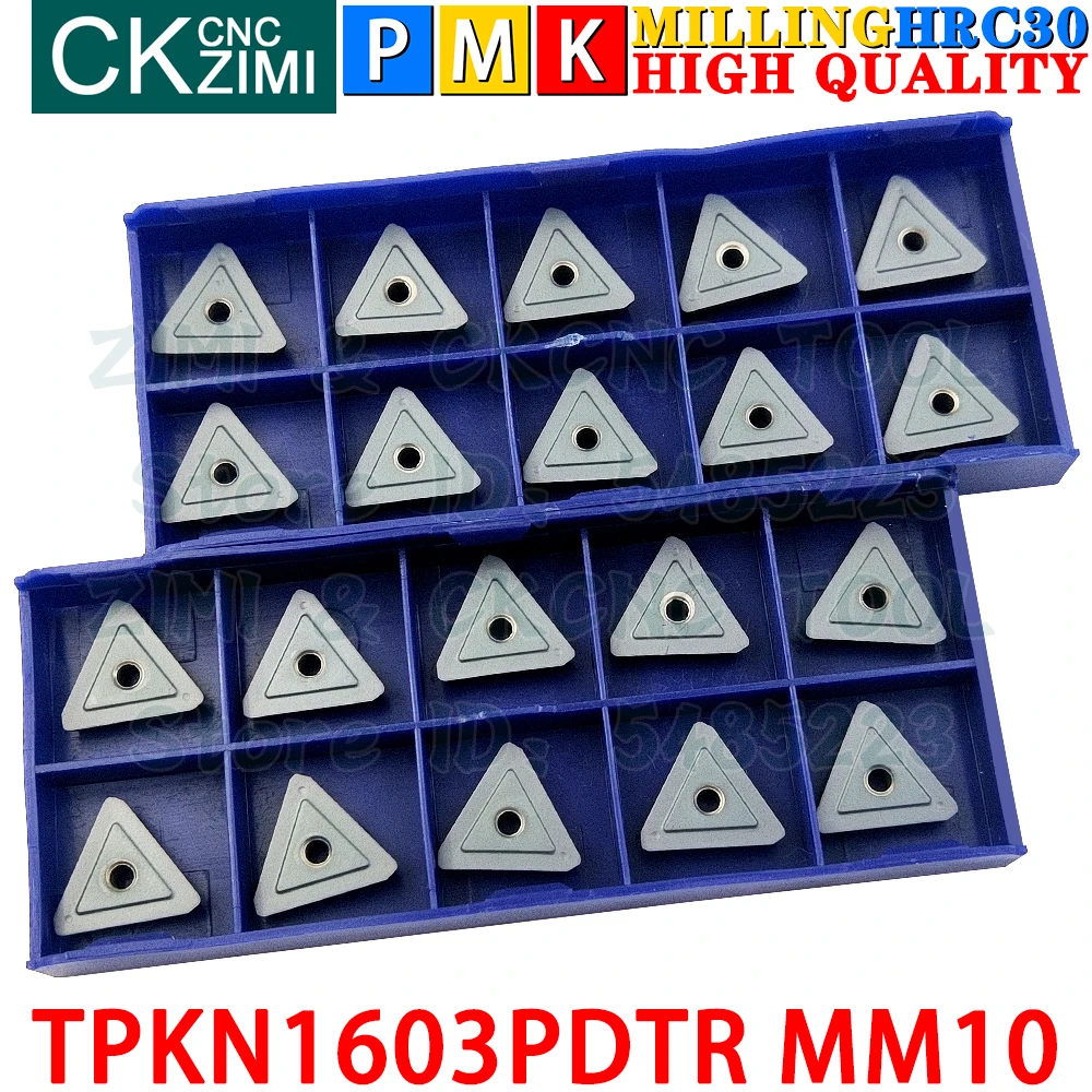 TPKN 1603 PDTR MM10 TPKN1603PDTR carbide inserts milling inserts Tools turning tools CNC Metal lathe tool Indexable Milling Tool