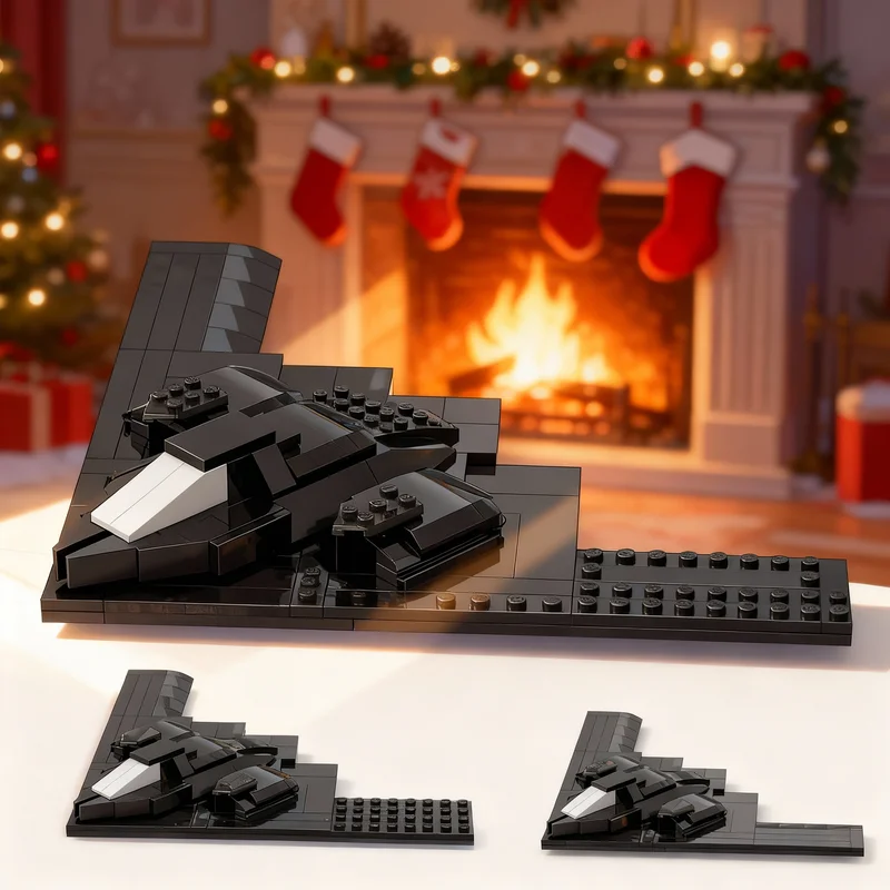 

132pcs MOC Northrop B 2 Spirit Model Building Blocks Christmas Gift Construction Assemble Toys DIY Creative Brick Education Idea