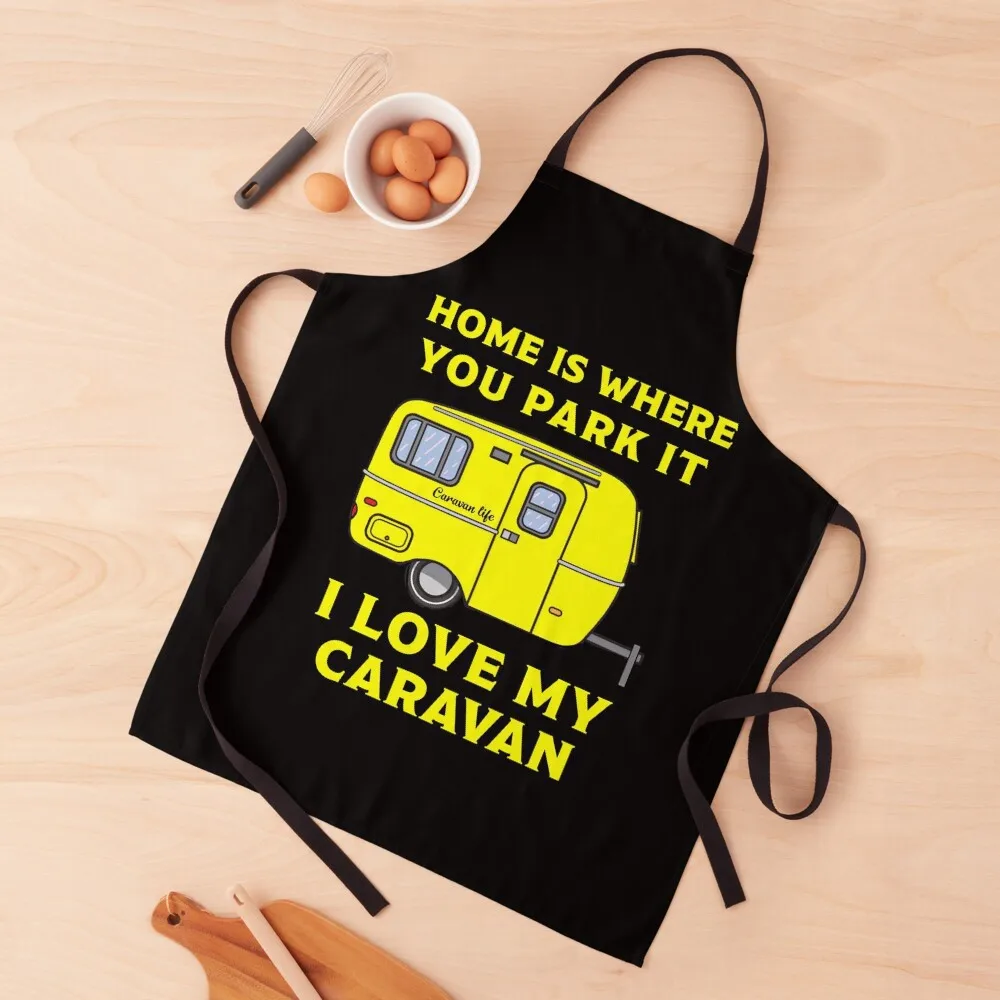 Caravans - Caravan Gifts - Road Nomads - Caravan tshirts Camping On The Road Caravan Travel Mugs Apron