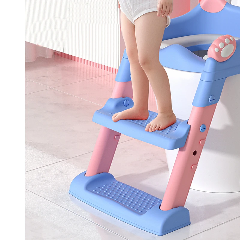 Children\'s toilet seat potty ring stair type female baby boy special potty step stool urinal potty pad small toilet