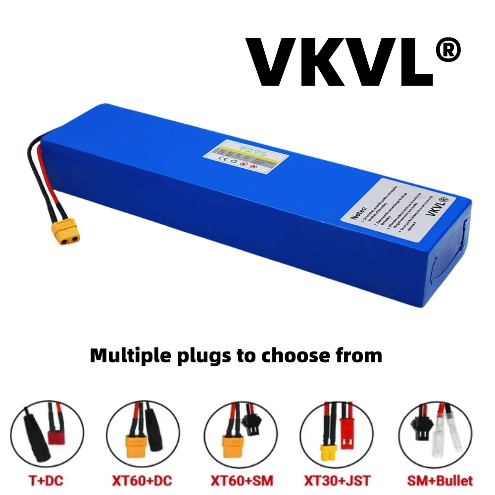 New 36V1865010S3P Rechargeable Lithium Battery Pack 1000W Modified Power Bicycle Electric Vehicle with BMS+Charger