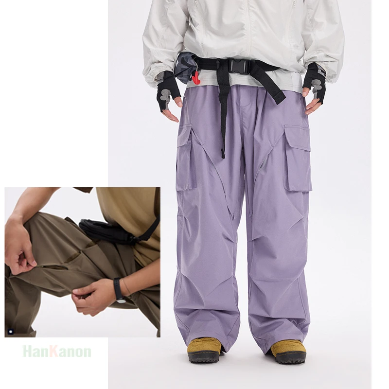 Уличная горная серия, влагоотводящие быстросохнущие брюки с эластичной сеткой, повседневные брюки унисекс для пешего туризма