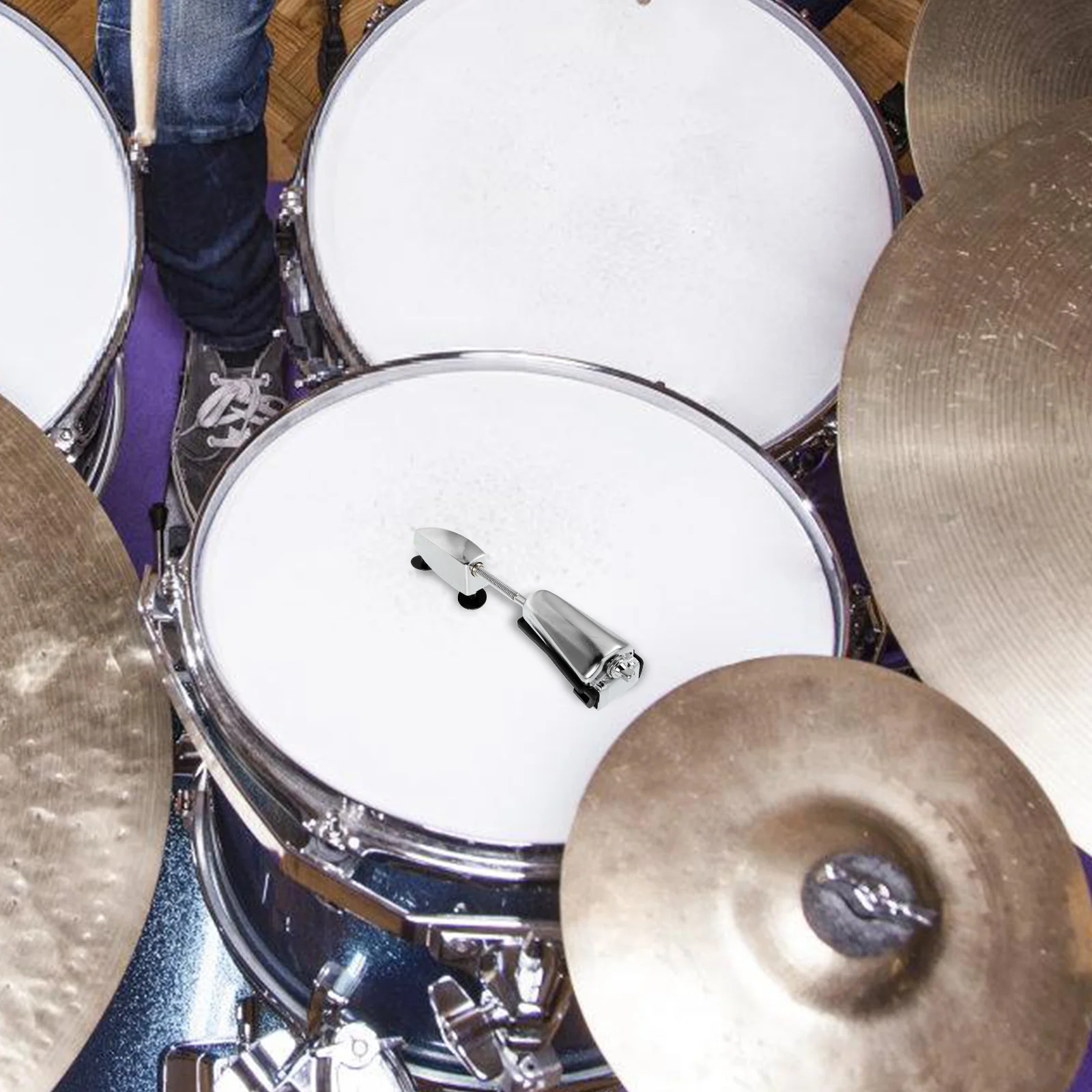 

1Set Drum Ear Drumhead Replacement Bolts Durable Metal Hardware Stable Fix for Snare Bass Drums Drum Skin Fasteners Repair