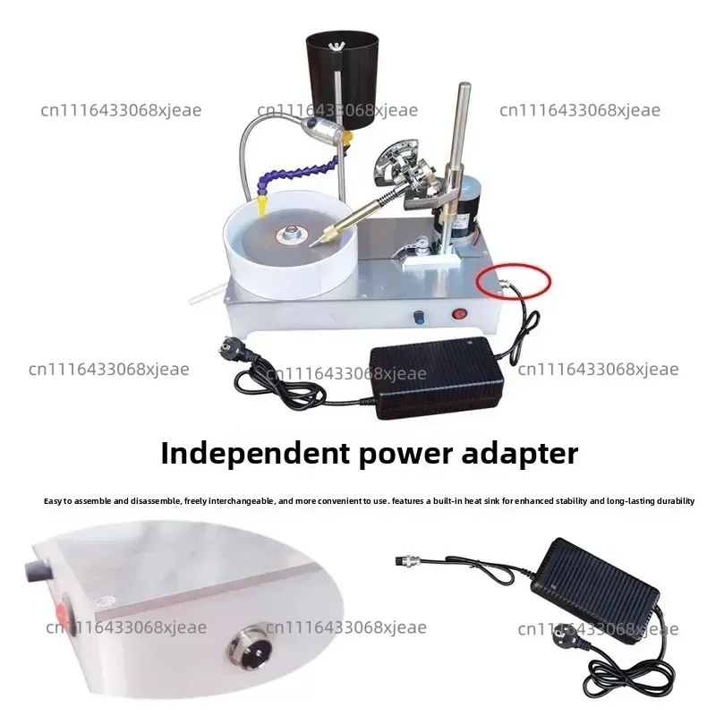 2800RPM Gemstone Grinding Faceting Machine Faceted Jewelry Polishing Machine Polisher Flat Grinder Lapidary Machine 120W