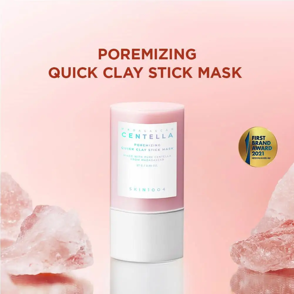 Pink Salt Facial Cleansing Mud Stick Soften Old Keratin Clean Pores Skin Softening Moisturizing Improve Skin Texture Solid Mask image 3