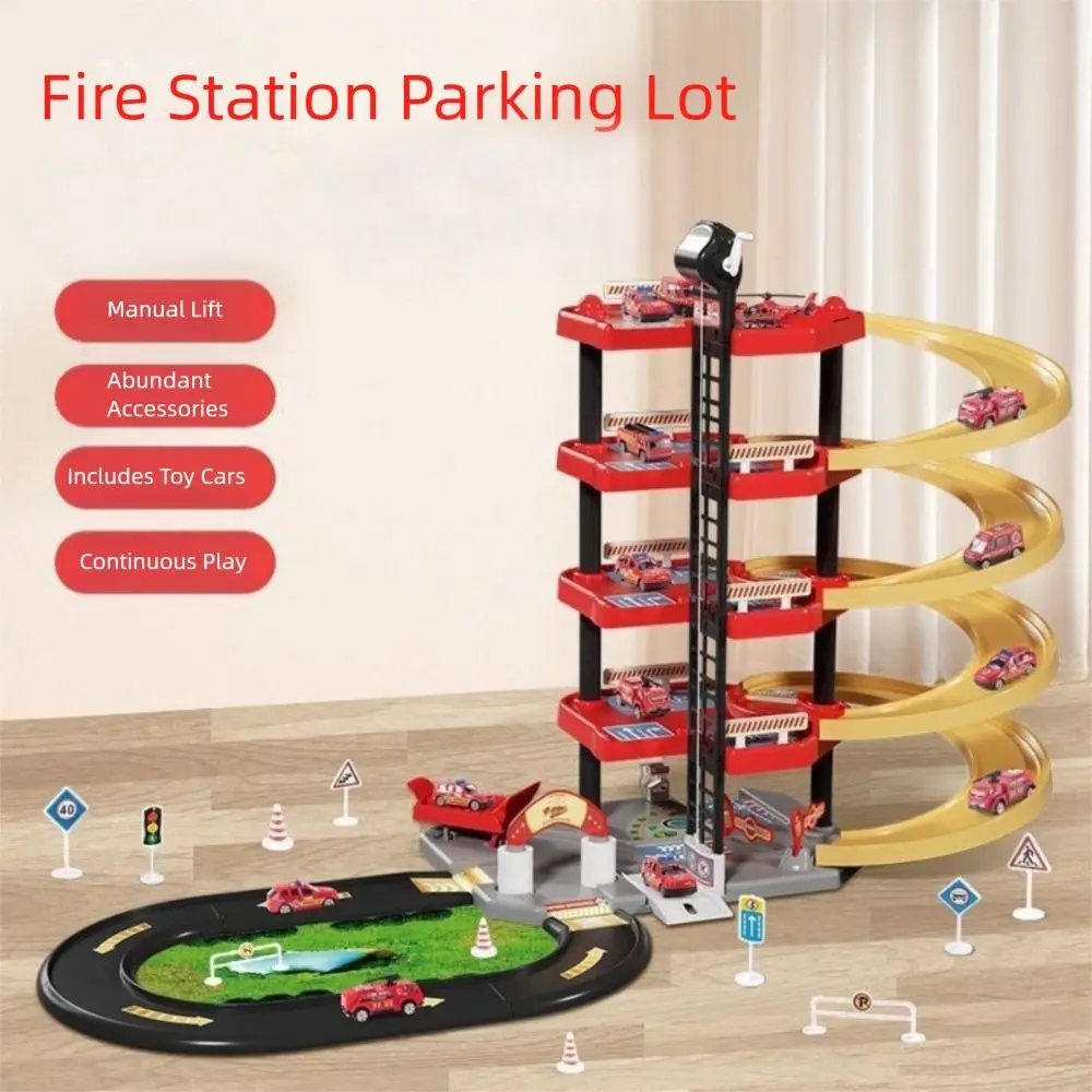 

Multi-layer Track Car Parking Kits Car Sliding Manual Drive Inertia Racing Track Building Model Simulation Design