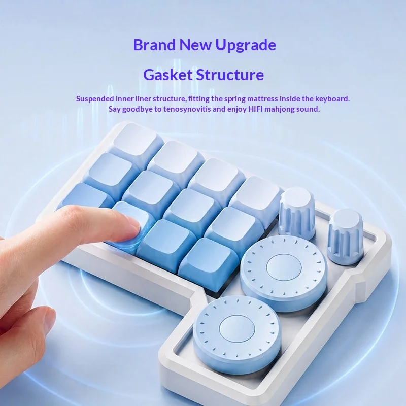 RGB-Ready 60% Keyboard Case – Hollow Aluminum Frame, 6 Colors, CNC 6063, Fits Wooting 60HE/GH60/DZ60