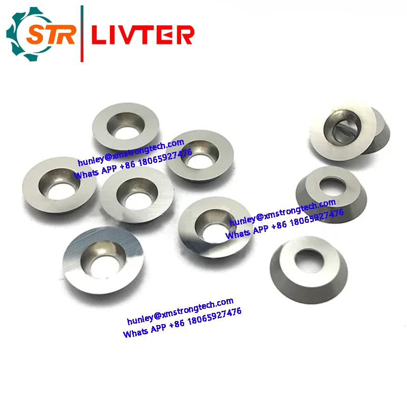 Disposable Wood Turning Cutter Set with Indexable Round Cutters R-φ12×2.5, 30° for Handheld Use