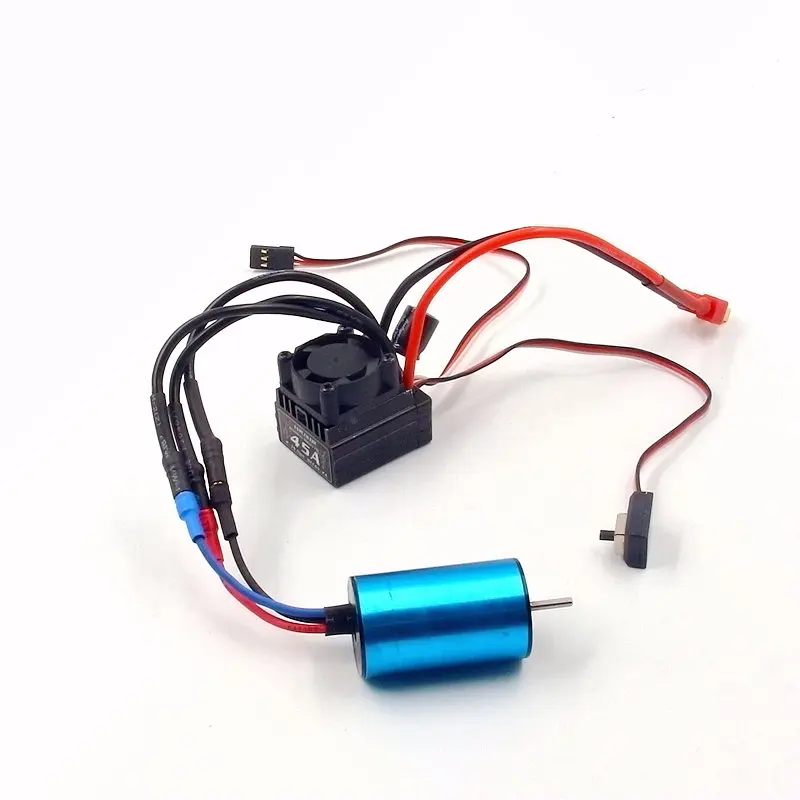 1:16 1:18RC remote control car large torque violent brushless motor 2440-4300KV with 45A ESC 2-3S