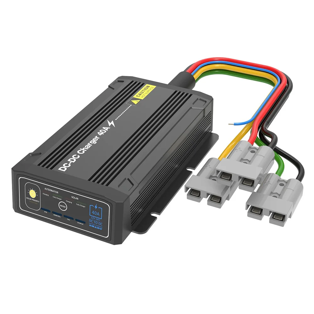 

DC to DC Charger 12V 24V Vehicle 25A 40A 50A Caravan Campervan Trailer Camper Van RV Battery Solar Charger
