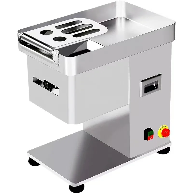 Meat Slicer Machine Automatic Electric Meat Slicer for Beef Chicken Duck Fresh Meat Slicing Dicing Stripping