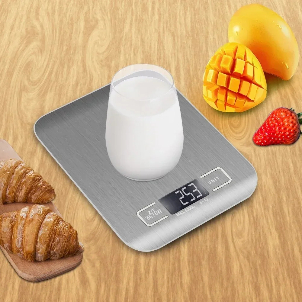 1g Stainless Steel Electronic Kitchen Scales for Food Jewelry Weighing Baking Tools Accurate Weighing Digital Scale