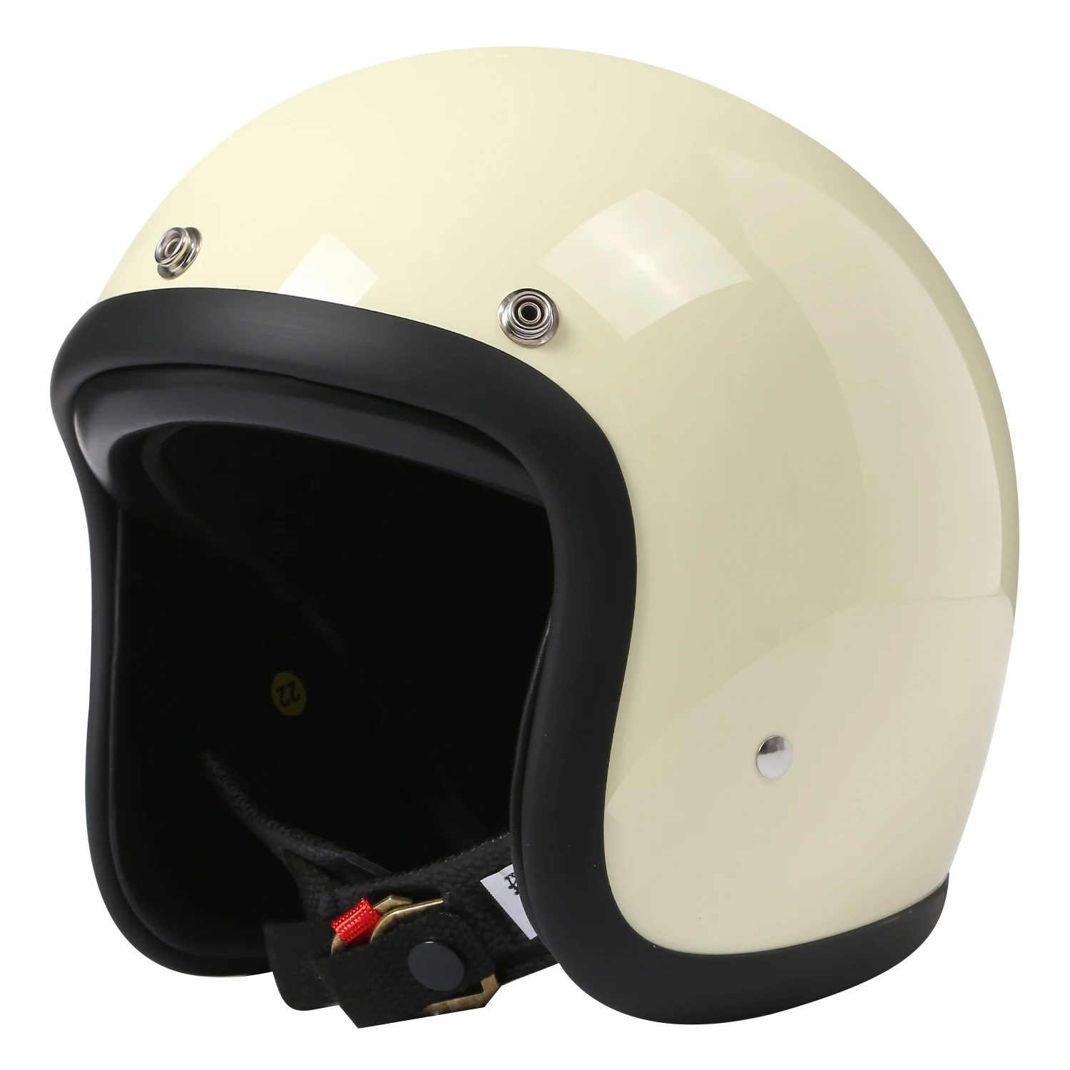 Klassischer Japanischer Stil Kleiner Shell Vintage TT&COCASCOS Open Face Helm Jet 500TX Cafe Racer Roller 3/4 Motorradhelm