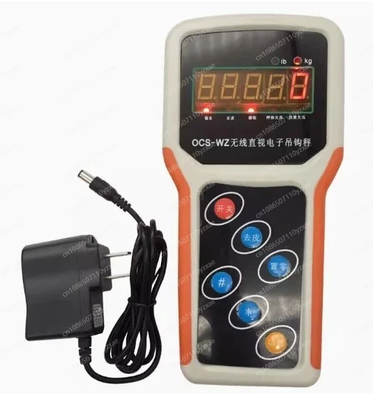 5000kg 5T Wireless Electronic Digital Crane Scale Heavy Duty Industrial Hanging Scale with Handheld Meter