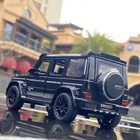 1/32 G700 G65 SUV Simulation Alloy Car Model Diecast Metal Off-road Vehicles Model Sound Light Collection Childrens Car Toy Gift