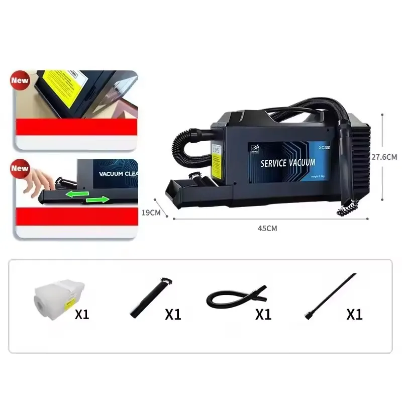 Toner Vacuum Cleaner,Suitable for all Kinds of Printers,Copiers, Dust Collectors,Imported Filter Elements Special Cleaning Tool