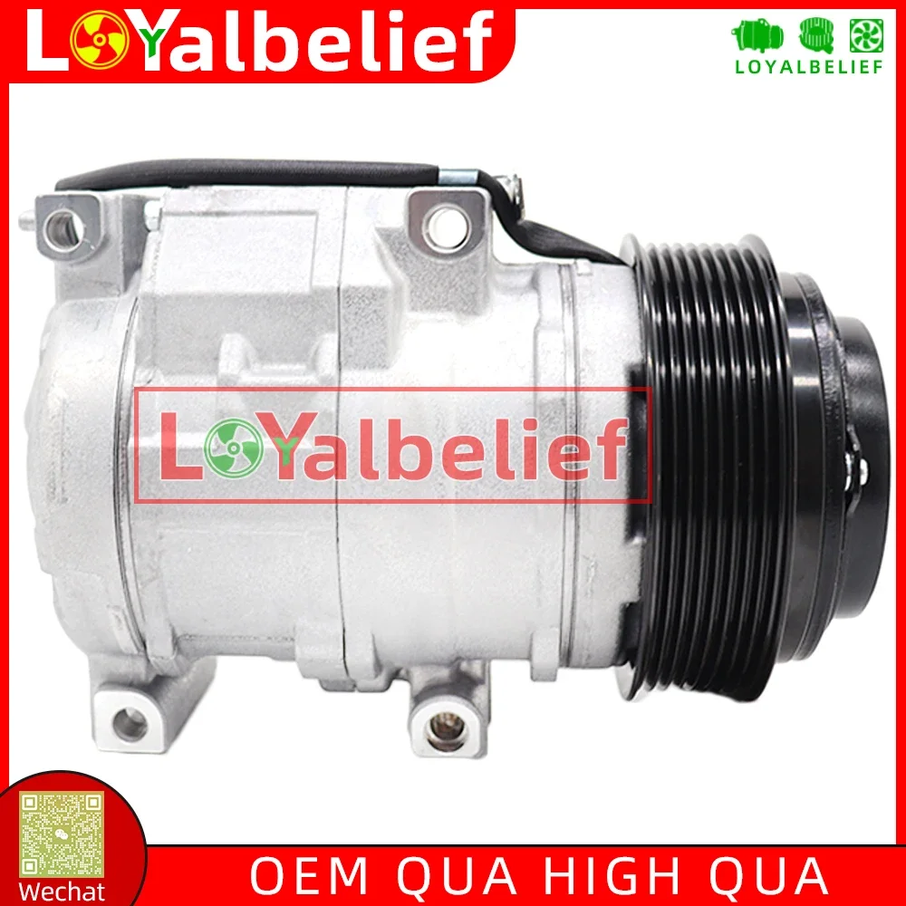 10SRE18C AC Compressor For John Deere 4472801650 RE502697 RE284680 SE502697 DCP99520 12V 8PK