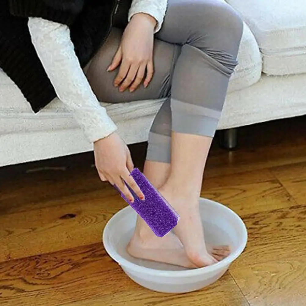 NEW High-end Cleansing Volcanic Stone Exfoliating Foot Heel Pedicure Tool Remove Gentle File Feet Comfortable Itchy Ski Rub