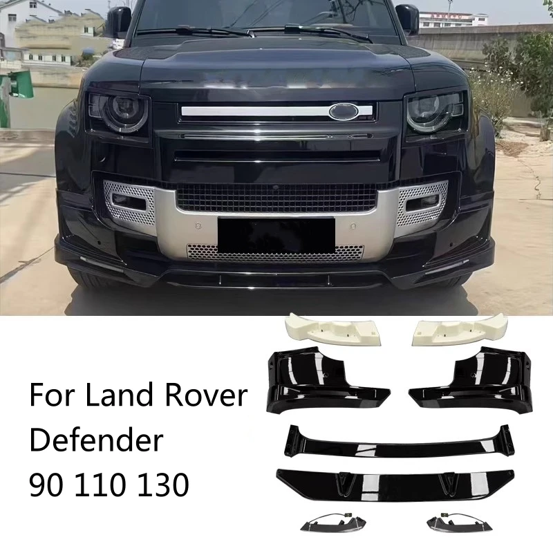 

Car front lip shovel with light for Land Rover Defender 90 110 130 20-25 Auto Accessories