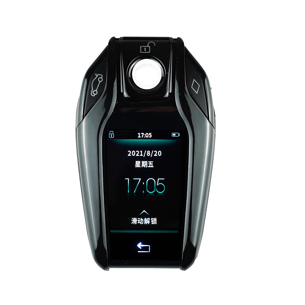مفتاح سيارة LCD ذكي مع جهاز إنذار سيارة عالمي مضاد للسقوط Obd عن بعد لسيارات BMW Toyota Hyundai Lexus Nissan مفاتيح السيارة العالمية