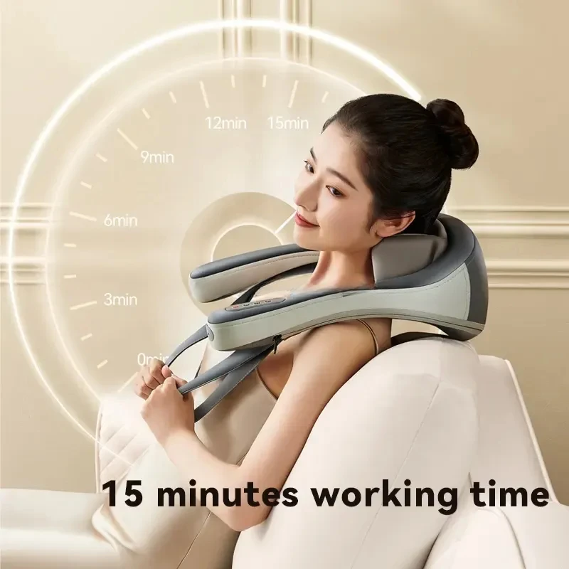 Neck And Shoulder Relaxe Massager Muscle Pain Relief Tapping Vibrating 3d Massage Shawl Shoulder Massager