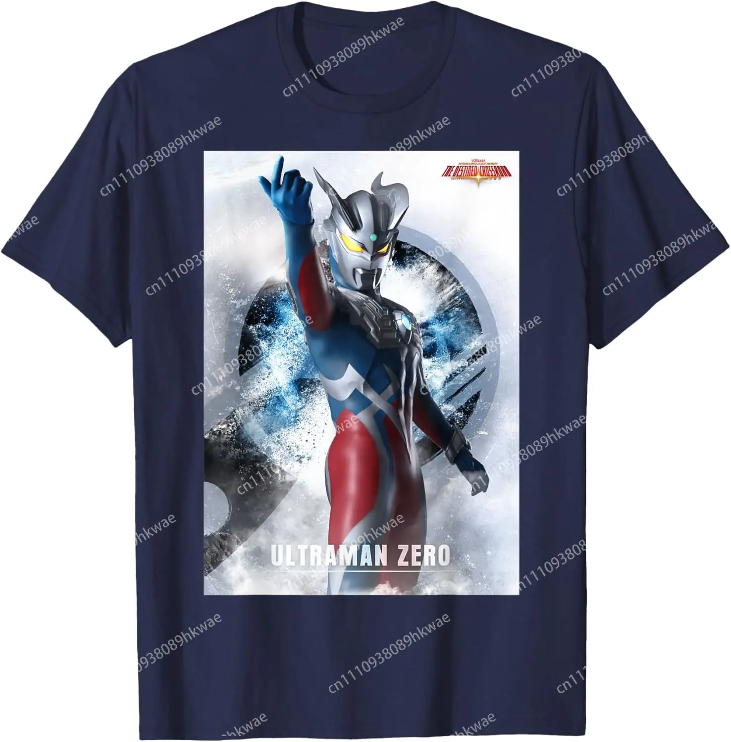 ULTRAMAN ZERO Ultra Galaxy Fight The Destined Crossroad Fashion Casual Funny T-Shirt S-6XL