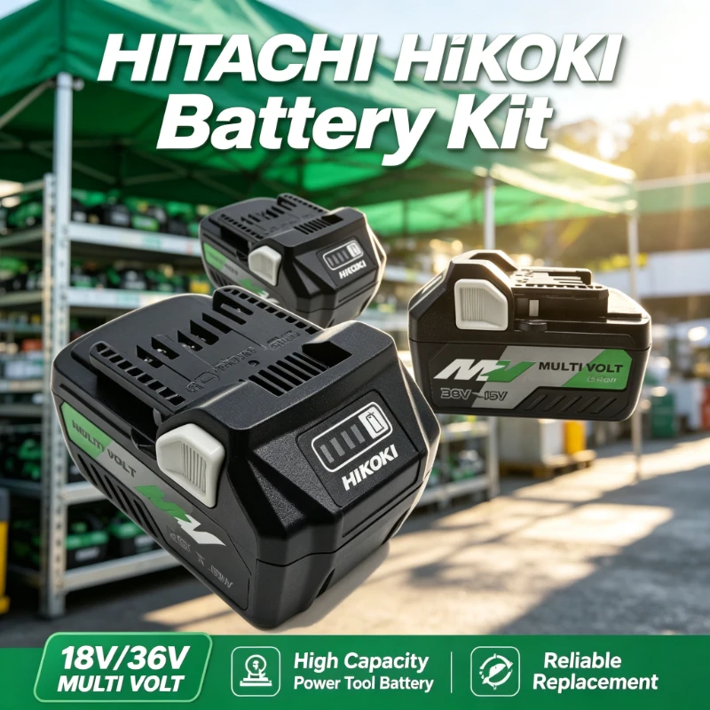 HiKOKI BSL36A18 18V-36V 5.0Ah MultiVolt Battery,Stable Power Output for Cordless Drills,Circular Saws and Surface Grinding Tools