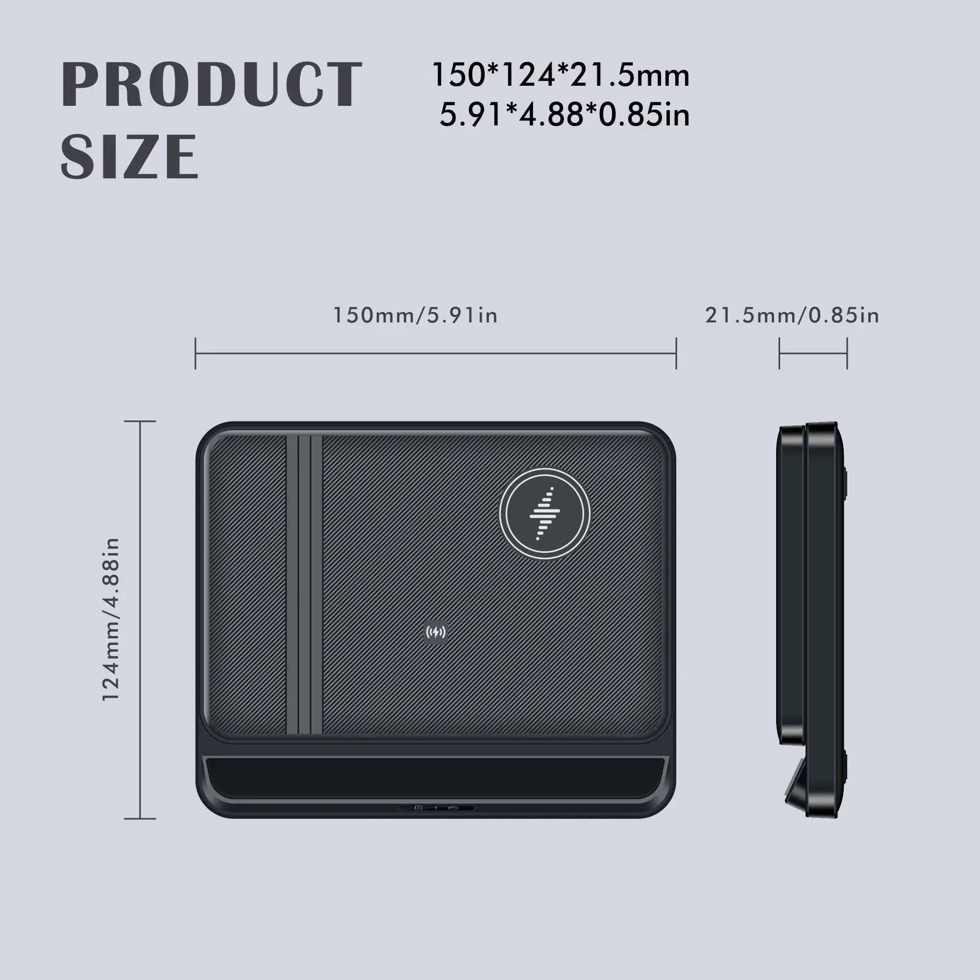 3-in-1 Faltbares Kabelloses Ladegerät für Samsung Z Flip/Z Fold 8 Ultra/7/6/5/ Galaxy Watch 9/8/7/6 Buds4/3 Pro Schnelllade-Station – Detail 8