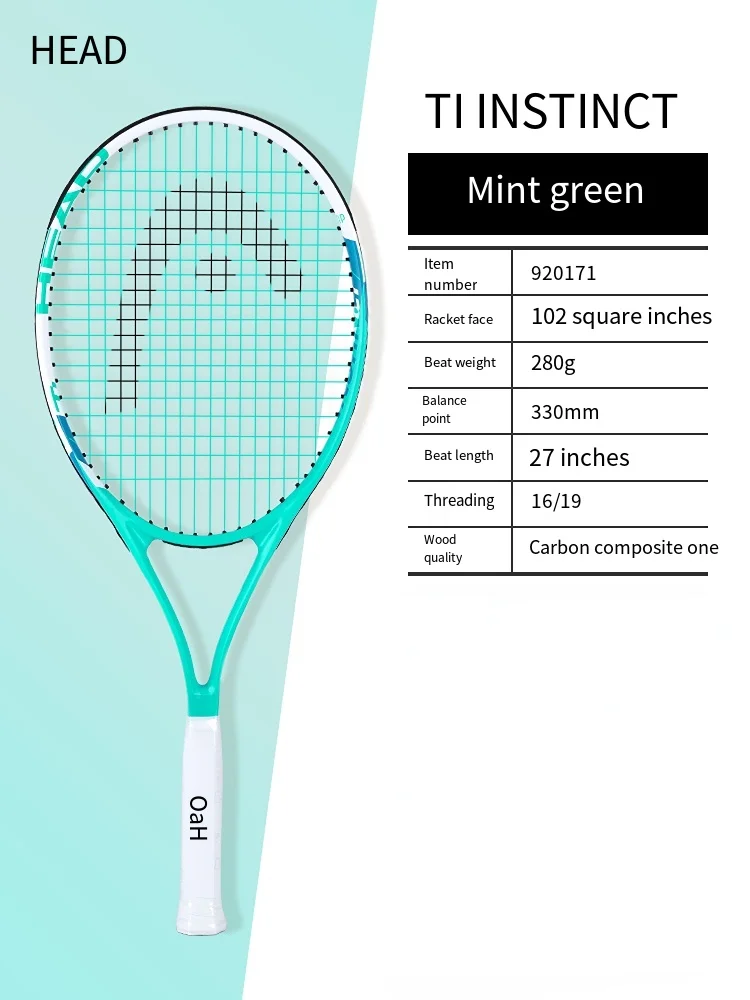 HEAD 2023 new carbon tennis racket for men women Tenis Raquete blue