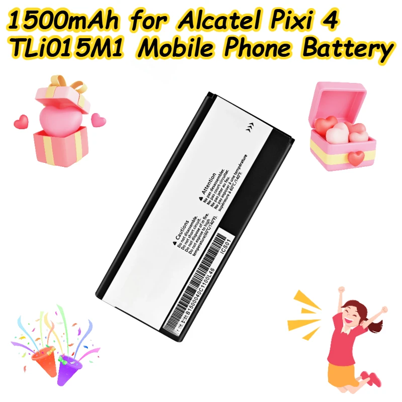 

1500mAh for Alcatel Pixi 4 TLi015M1 Mobile Phone Battery