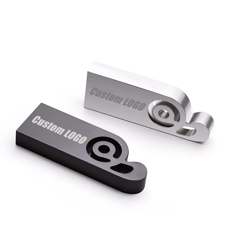 ฟรีที่กําหนดเองเลเซอร์แกะสลักโลโก้สีโลหะ Musical Note รุ่น USB2.0 แฟลชไดรฟ์ 4GB 8GB 16GB 32GB 64GB 128GB