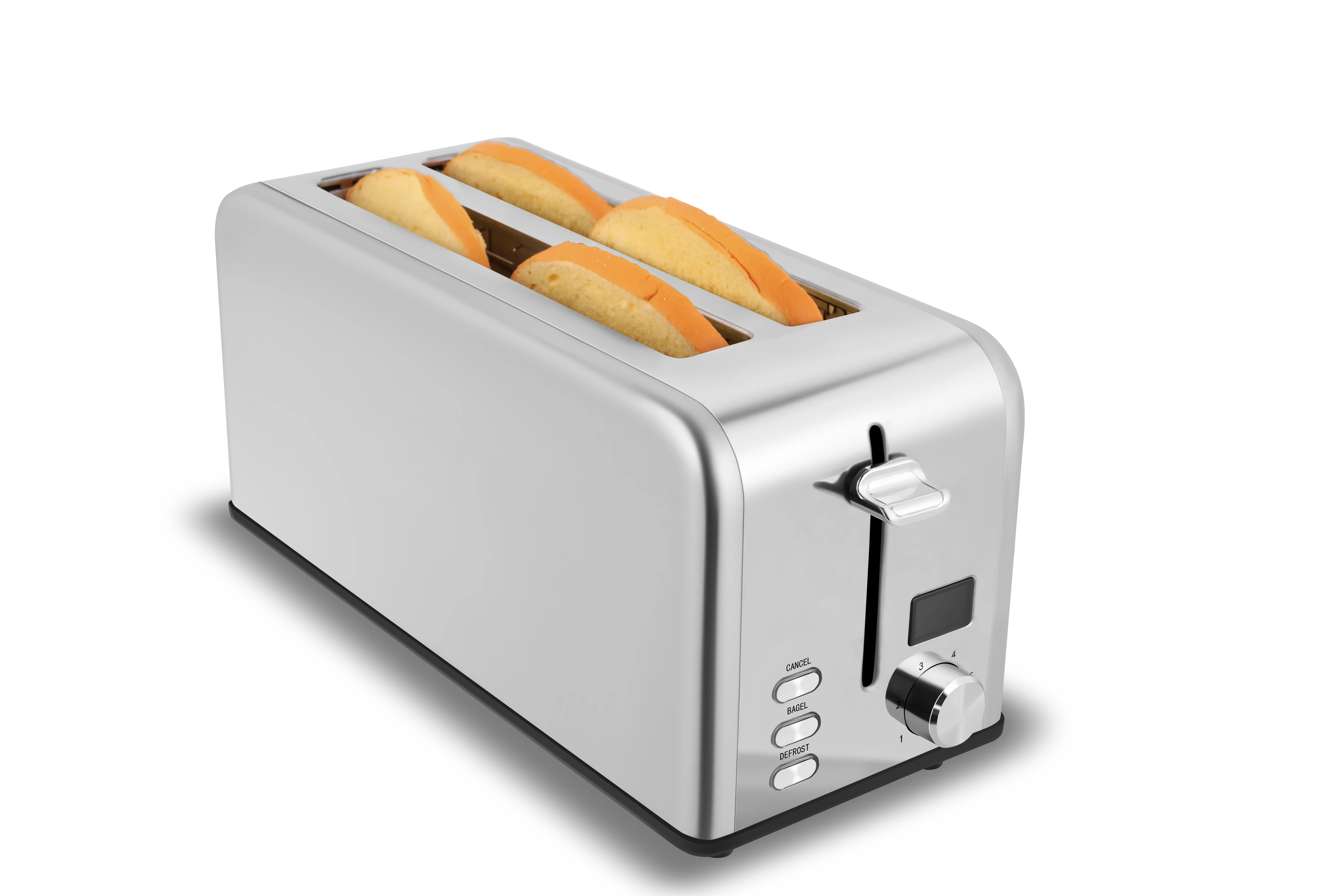محمصة خبز من الفولاذ المقاوم ل - مراجعة Toaster 4 Slice وسعره