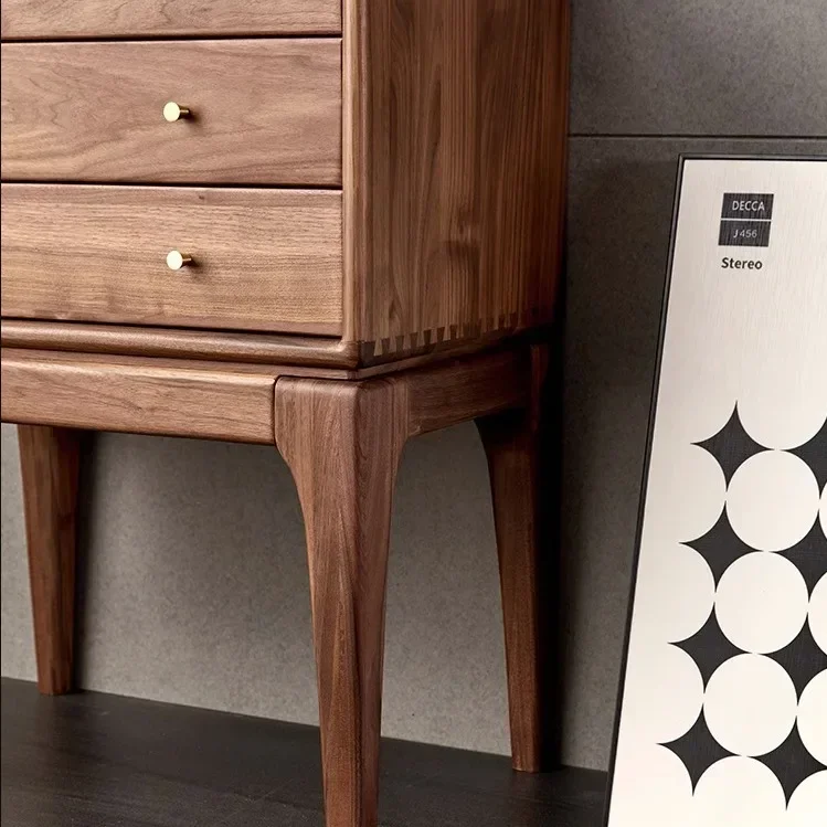 Entrance Cabinet Solid Wood Entrance High-footed Locker, Table Counter, Foyer Side Cabinet, Long Strip