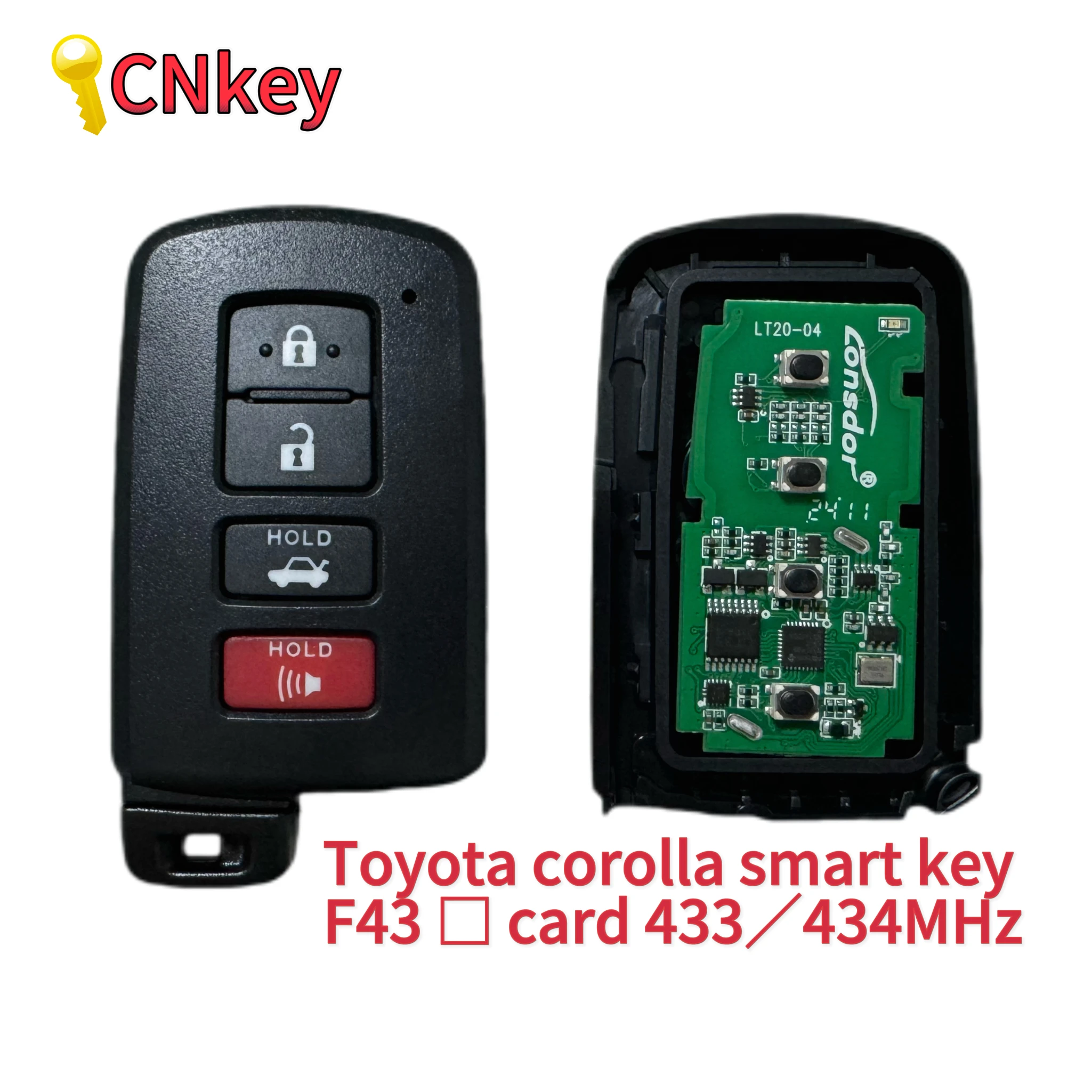 

Смарт-ключ Toyota Corolla F43 G карта 433/434 МГц