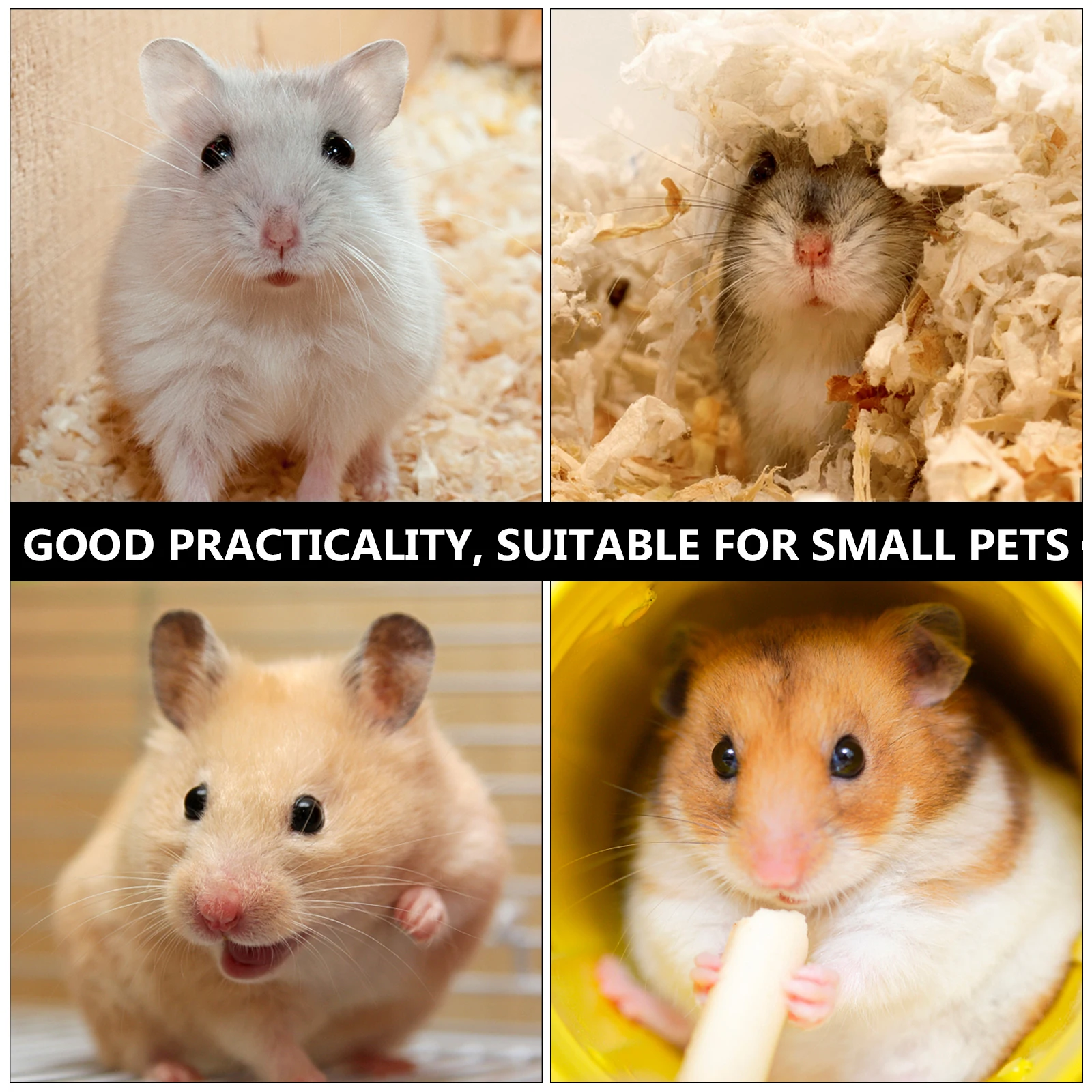 

Hamster Solid Wood Platform Pet Climbing Ladder Perches Frame Training