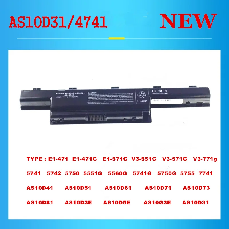 

Аккумулятор AS10D31 AS10D51 для Acer Aspire 4741 5253 5251 5336 5349 5551 5552 5560 5733 для TravelMate 5740 5735 5735Z 5740G