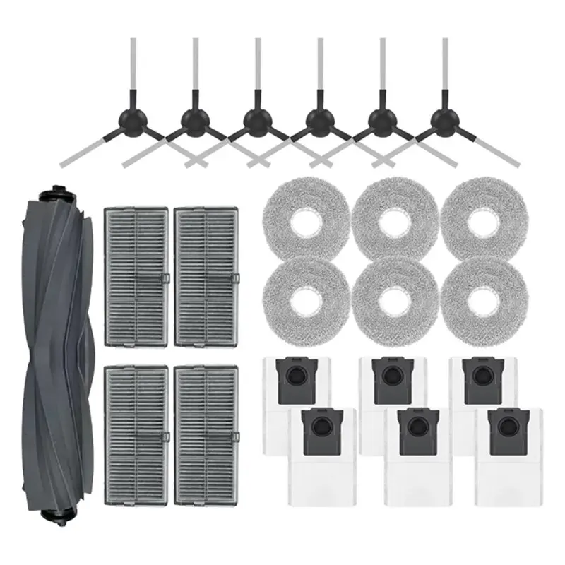 

N95R для Dreame L10s Ultra Gen 2/L30s Ultra запасные части Основная щетка Боковая щетка Швабра Hepa-фильтр Мешок для пыли