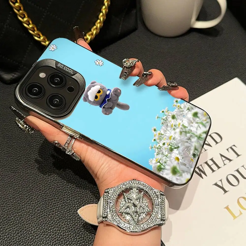 The latest trendy GD ZOA Cat Phone Case For IPhone 17 16 15 14 13 12 11 Pro Max Plus Color Shockproof Back Silver Cover