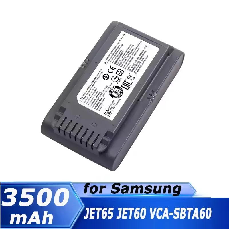 New for samsung Jet 60 VCA-SBTA60 Vacuum Cleaner Accessories Li-ion Rechargeable Battery High Quality image 3