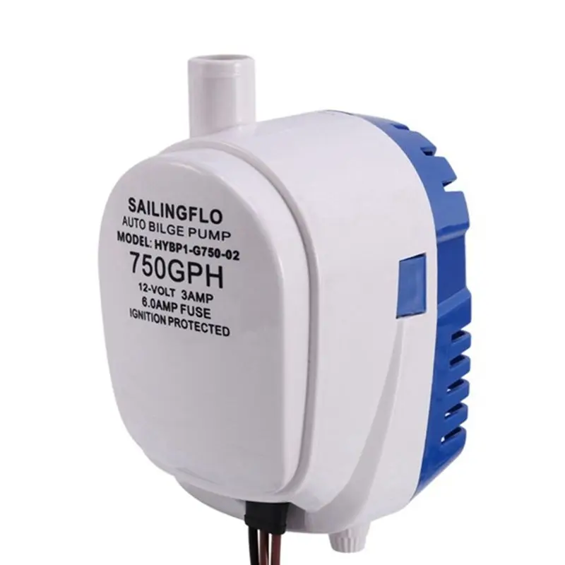 ABJV 12 فولت 750GPH التلقائي قارب مضخة نزح تيار مستمر غاطسة مضخة مياه كهربائية صغيرة 12 فولت فولت السيارات أ