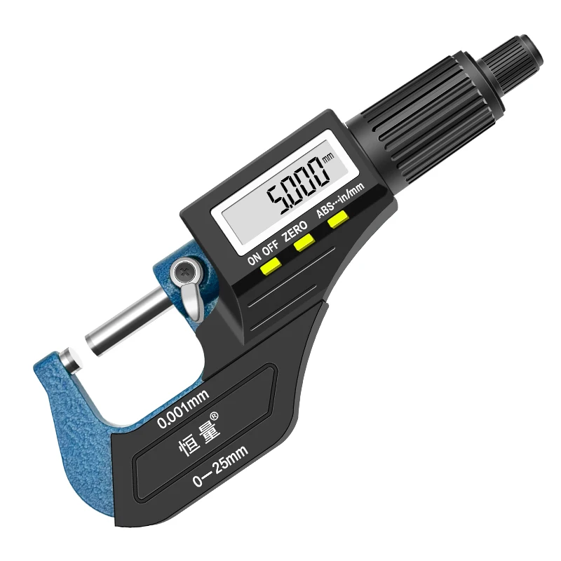 

High-Precision 0.001mm Digital Micrometer Bluetooth Enabled Engraved Lines Electronic Spiral Micrometers 0-25mm Measurement
