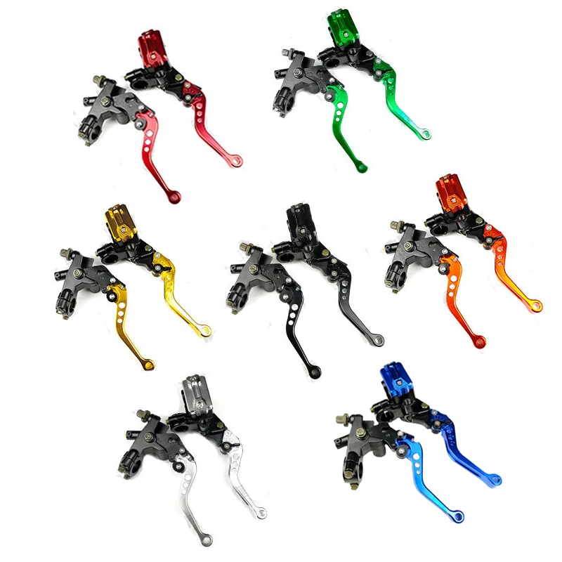 

22mm CNC Brake Clutch Pump Master Cylinder Motorcycle Fluid Hydraulic Handle Lever For Yamaha Kawasaki Honda Universal Hand Grip