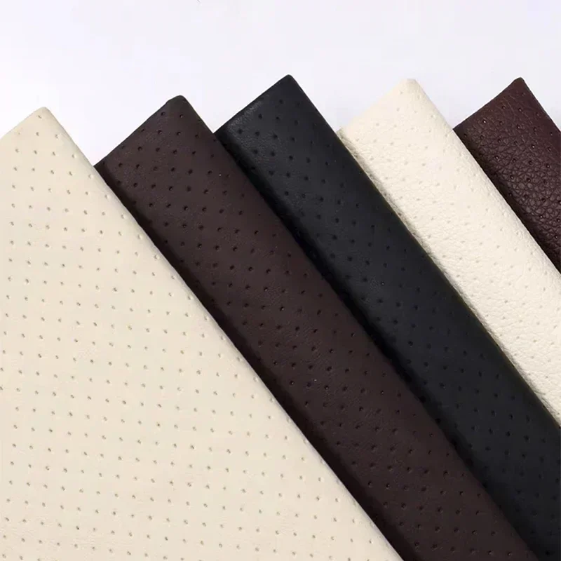 Breathable Perforated Leather Repair Sticker,self-adhesie Leather Patches,PU Leather Patches for Sofa Hole,car Seats Sticker