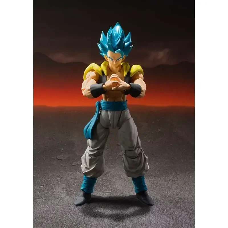 In Stock BANDAI Original S.H.Figuarts Super Saiyan God Super Saiyan Gogeta Dragon Ball Action Figure Collection Anime Model