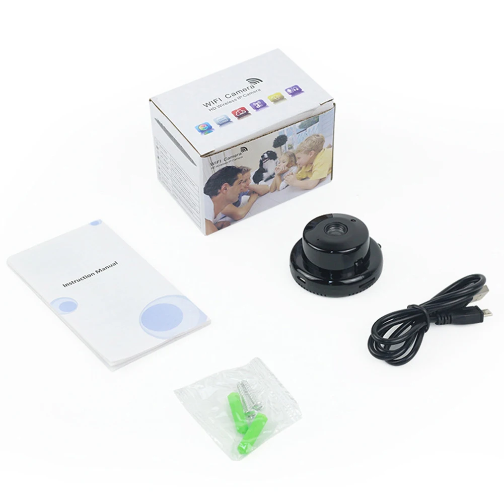 كاميرا واي فاي صغيرة IP كاميرا داخلية لاسلكية 10 متر للرؤية الليلية HD 1080P حماية أمنية مراقبة عن بعد كاميرات الفيديو المنزل الذكي