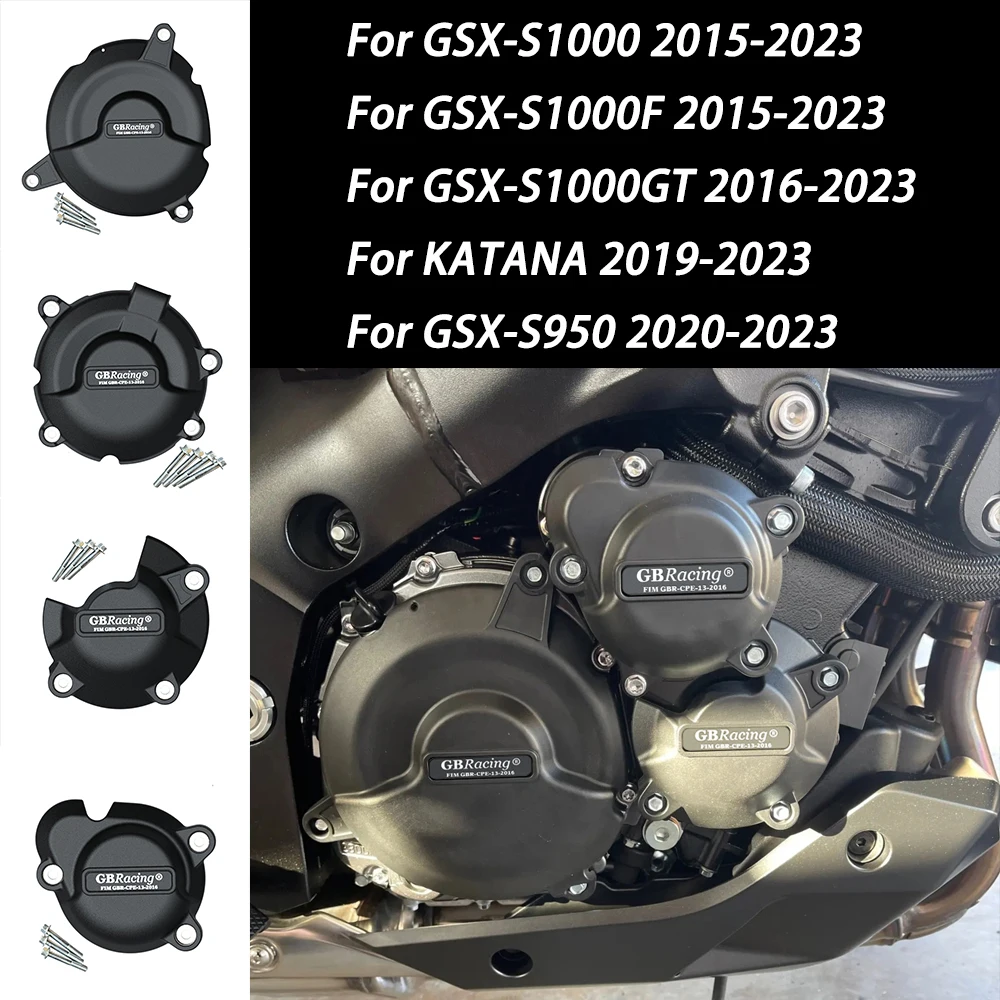 For Suzuki GSX-S1000 F GT 2016-2023 KATANA GSX-S950 2020-2023 Engine Protection Cover Motorcycle Engine Guard Cover
