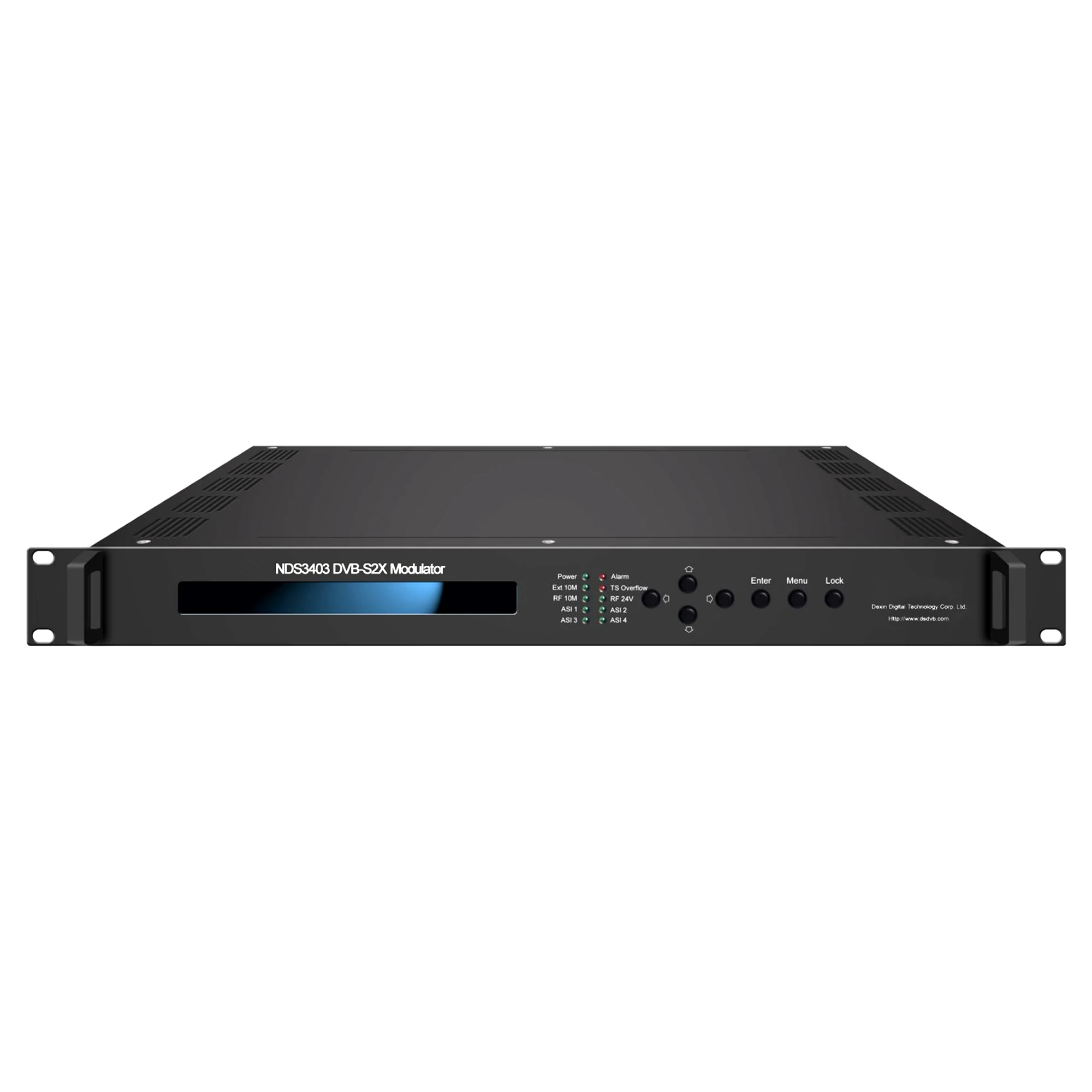 DVB-S2/S2X Modulator, ASI&IP to DVB-S/S2/S2X RF Converter with BISS Encryption, NMS Remote Control for Satellite Broadcast